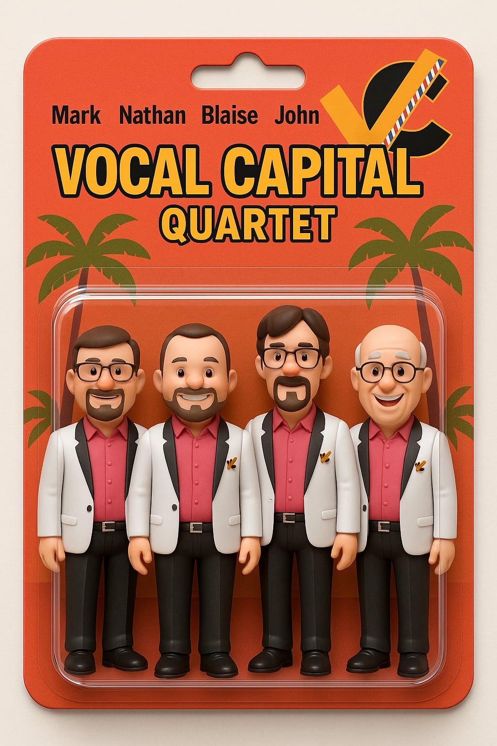 Vocal Capital reimagined as collectible action figures
